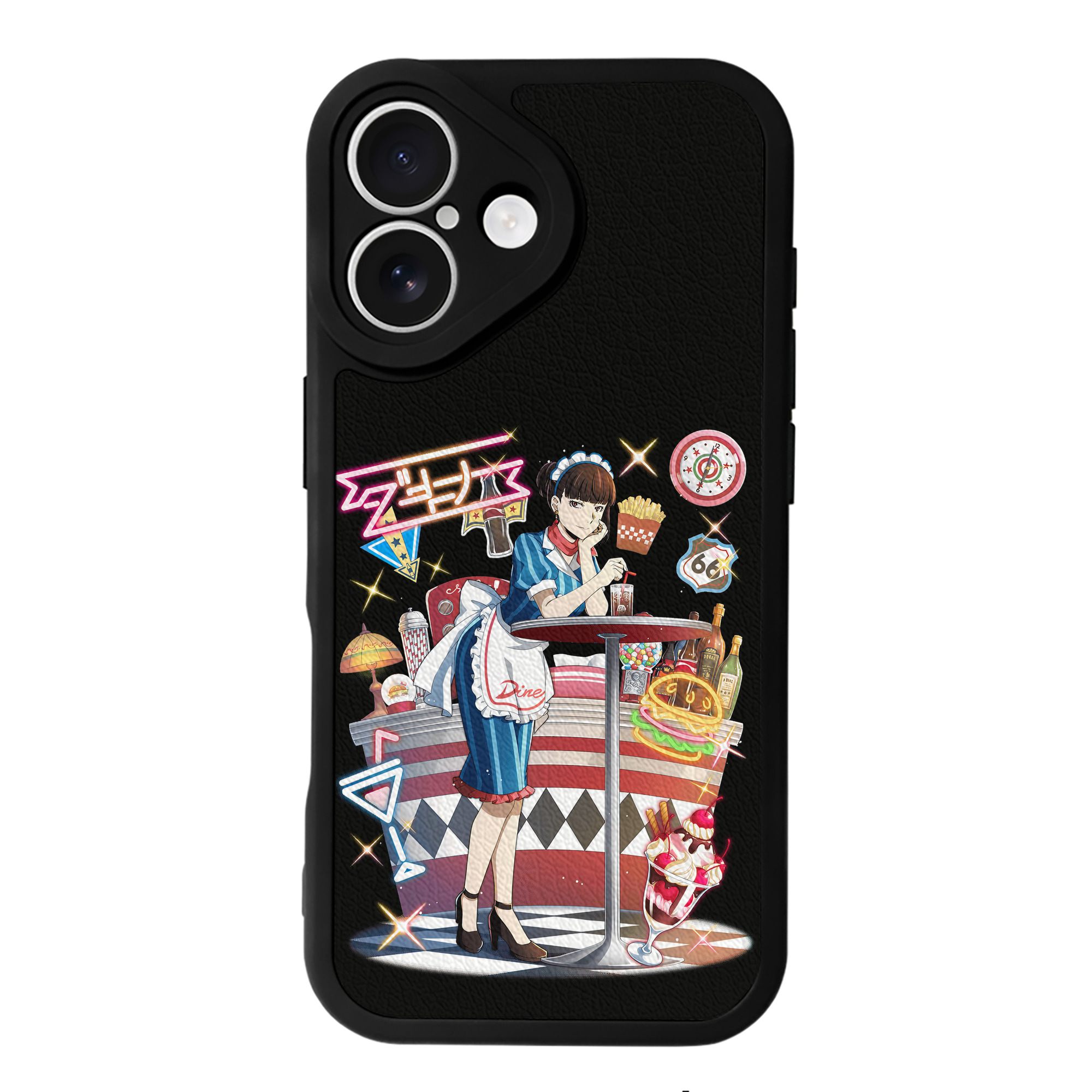 （画像用） 文豪ストレイドッグス Bungo Stray Dogs 【iPhone 16シリーズ対応】シリコンスマホケース（レザー調） 材質：シリコン